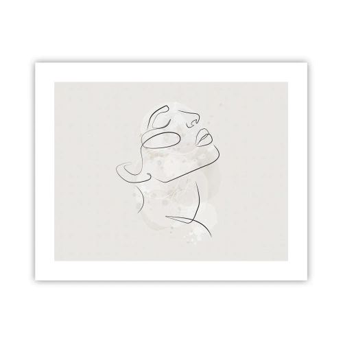 Poster - De omtrek van een droom - 50x40 cm