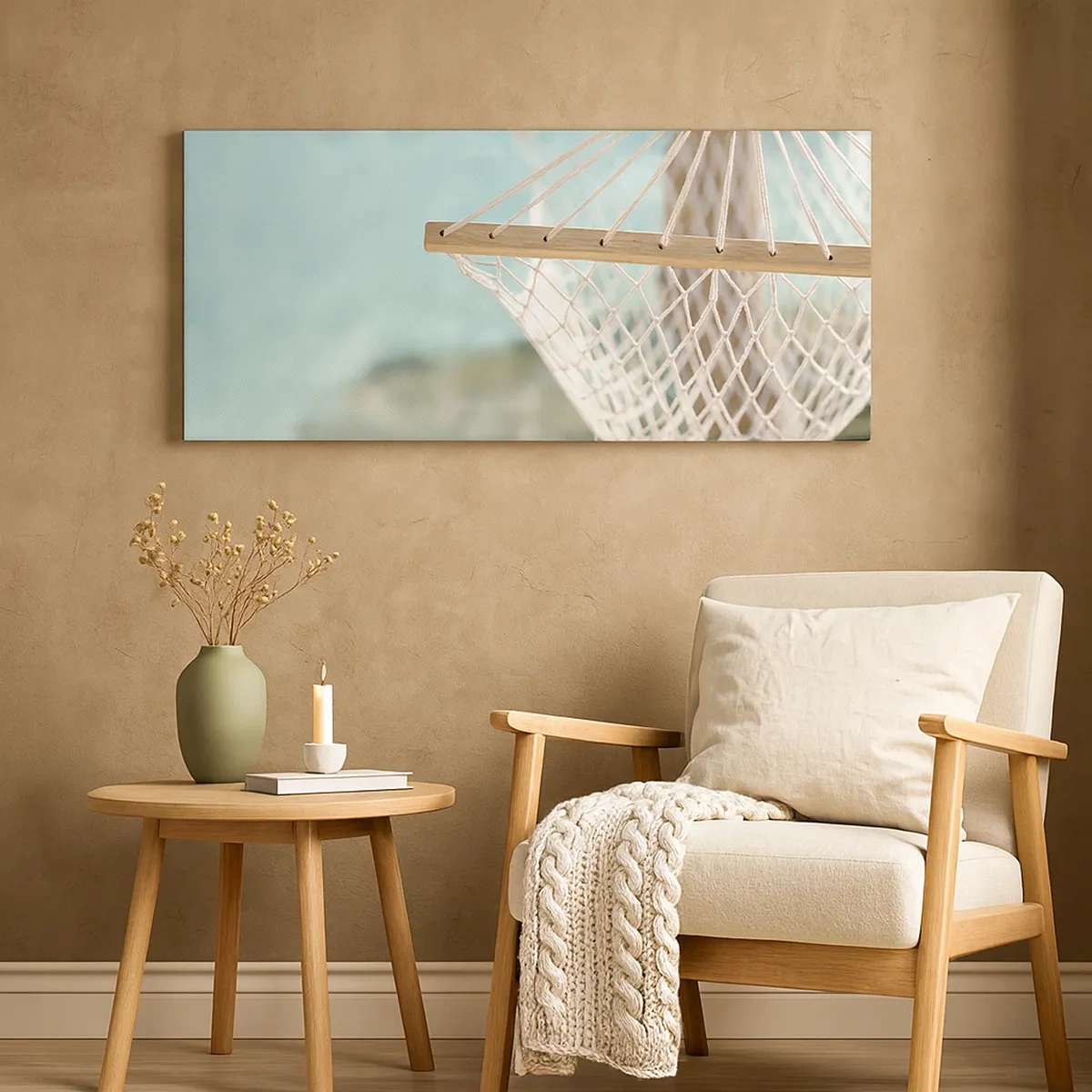 Schilderen op canvas - Tijd om te ontspannen - 30x30 cm