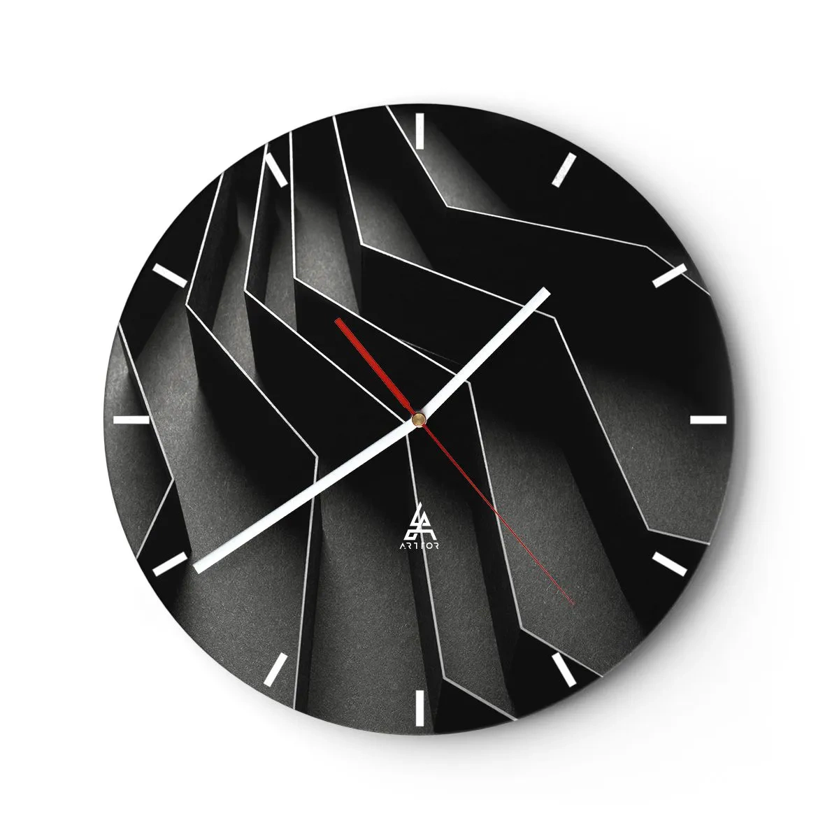 Wandklok - Klok - Ruimtelijke orde - 40x40 cm