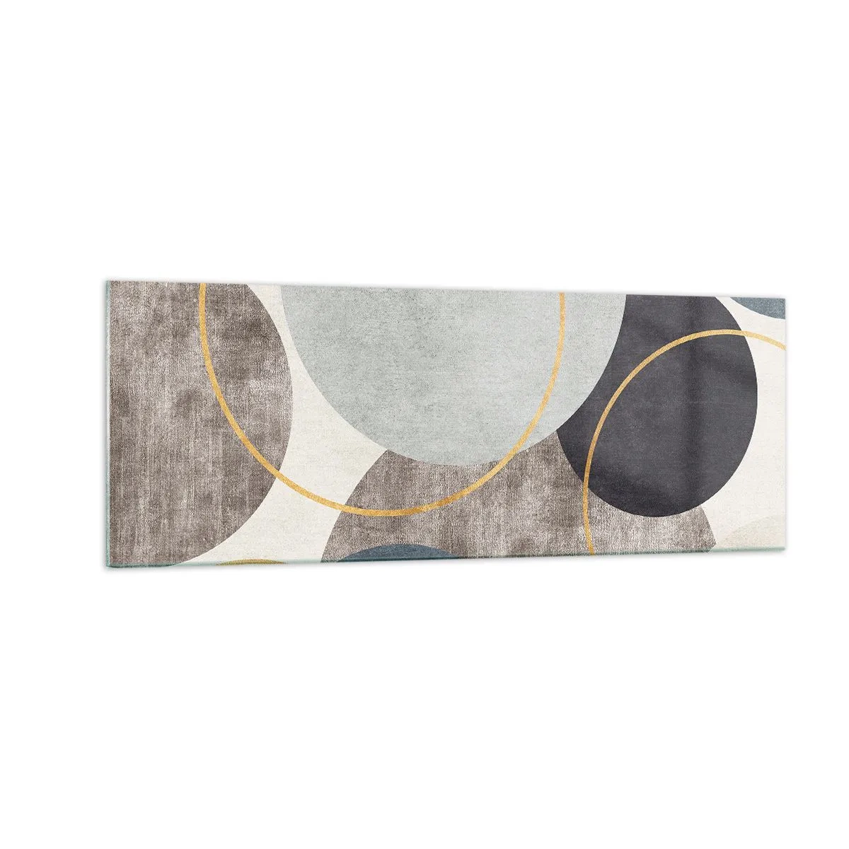 Schilderen op glas - Wiel voor wiel - 140x50 cm