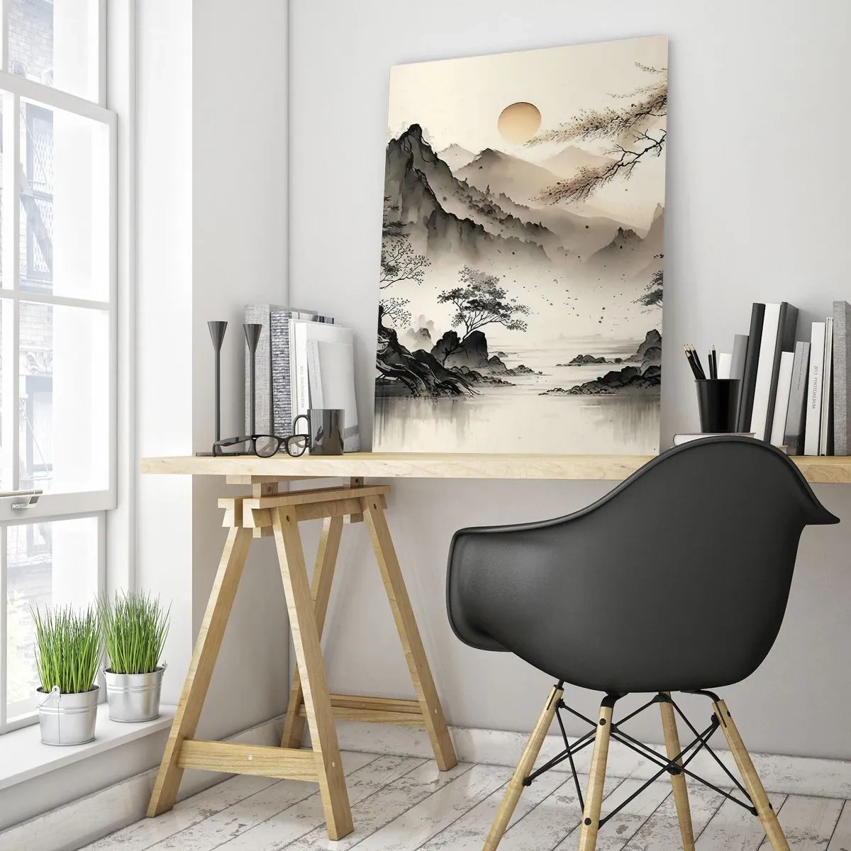 Schilderen op glas - De unieke charme van het Oosten - 50x70 cm