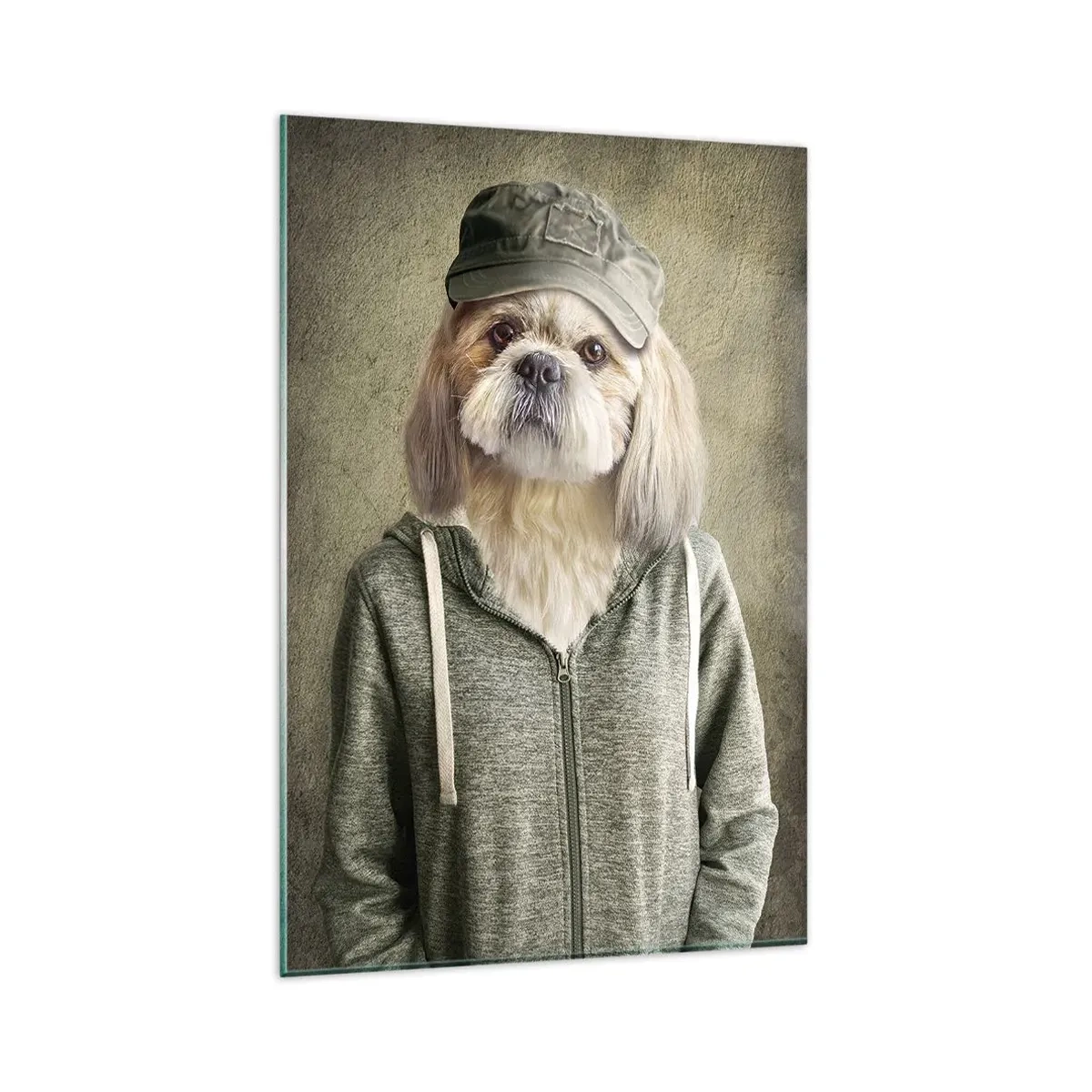 Schilderen op glas - Ik heb liever losser - 80x120 cm