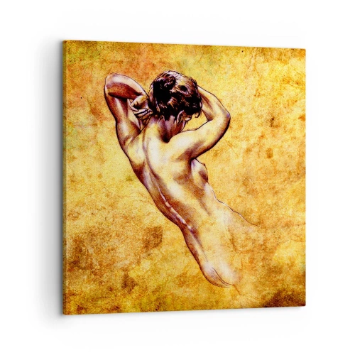 Schilderen op canvas - Ontdekt, maar nog steeds een mysterie - 60x60 cm