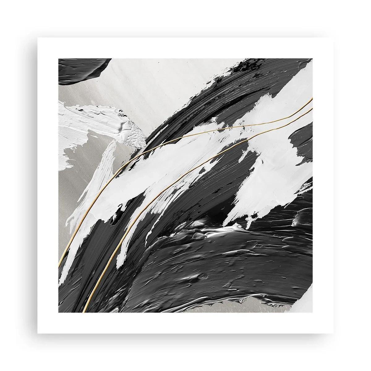 Poster - Abstractie op grote schaal - 50x50 cm