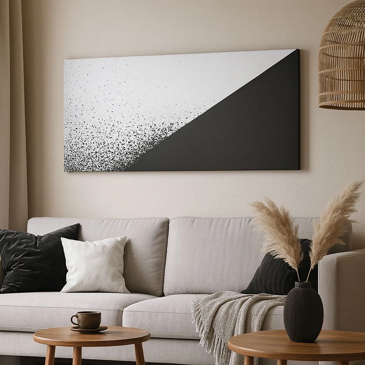Schilderen op canvas - Steeds sneller, meer en meer - 100x40 cm