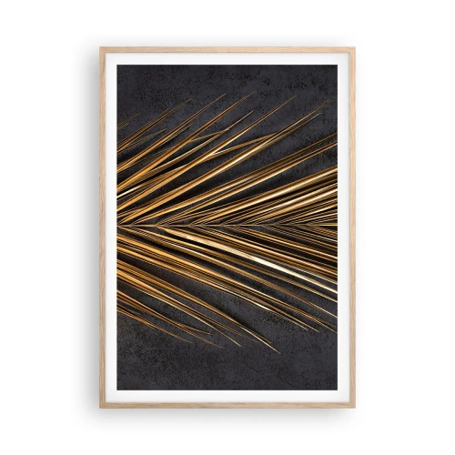 Een poster in een licht eiken lijst - Het goud van de tropen - 70x100 cm
