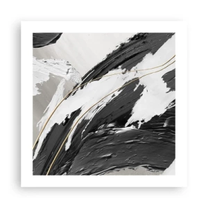 Poster - Abstractie op grote schaal - 50x50 cm