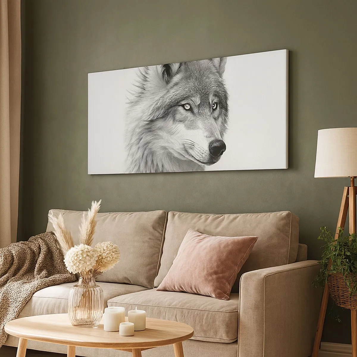 Schilderen op canvas - Alfa – zonder twijfel - 100x40 cm