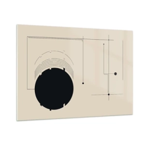 Schilderen op glas - Een flexibele en dynamische compositie - 100x70 cm