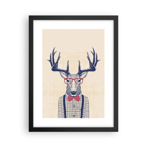 Poster in een zwarte lijst - Een grappig extravaganza - 30x40 cm