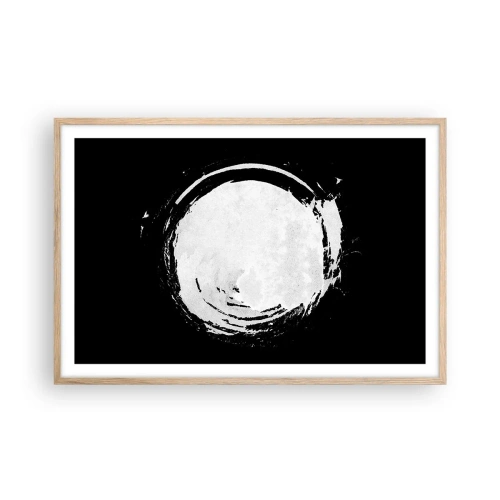 Een poster in een licht eiken lijst - Goede weg - 91x61 cm