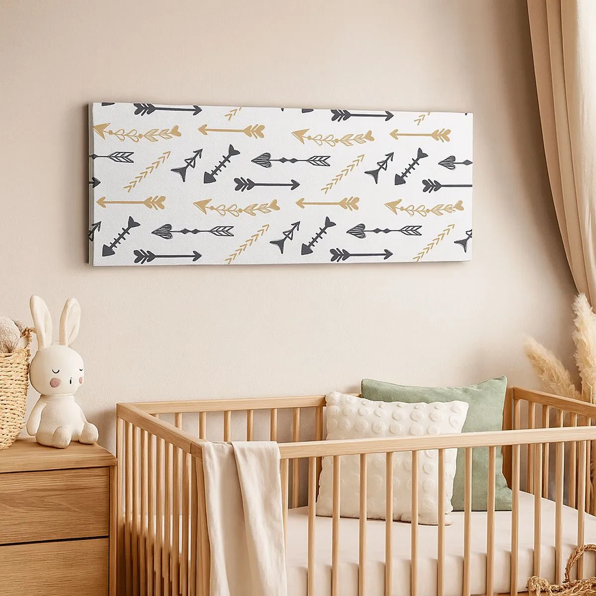 Schilderen op canvas - De droom van de boogschutter - 100x40 cm