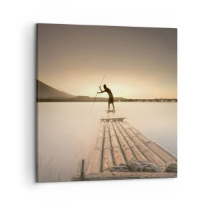 Schilderen op canvas - Voor het slapen gaan - 60x60 cm