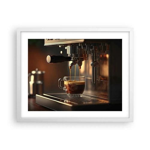 Poster in een witte lijst - Een sensuele mix - 50x40 cm