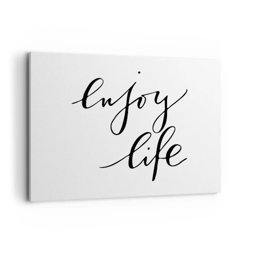 Schilderen op canvas - Niets aan toe te voegen… - 100x70 cm