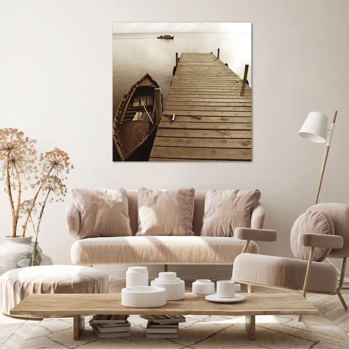 Schilderen op canvas - Grote vrede - 60x60 cm