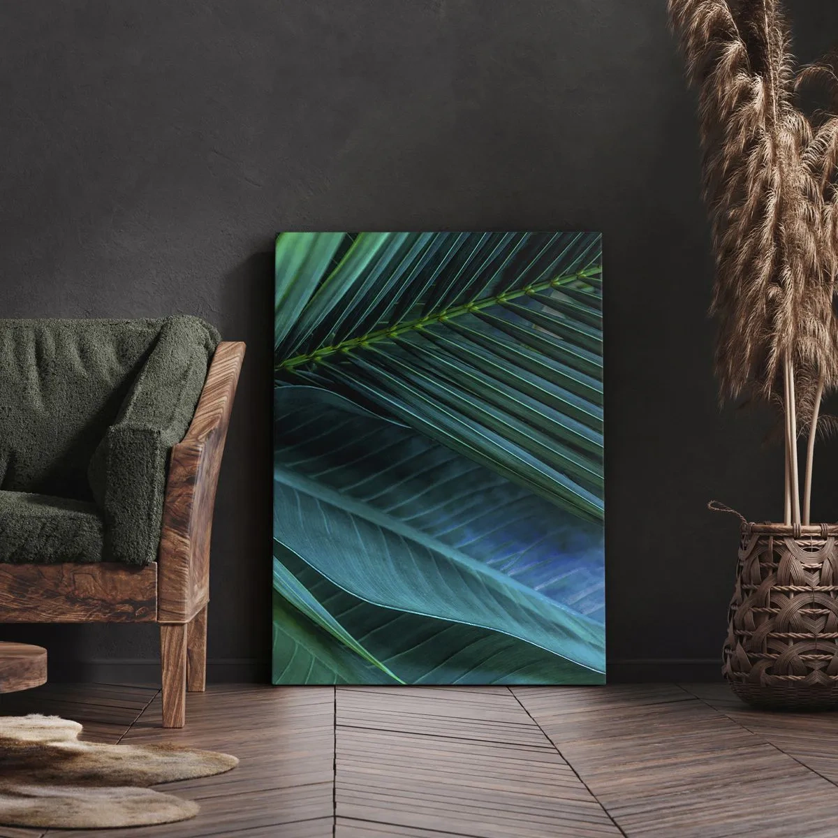 Schilderen op canvas - De anatomie van groen - 50x70 cm