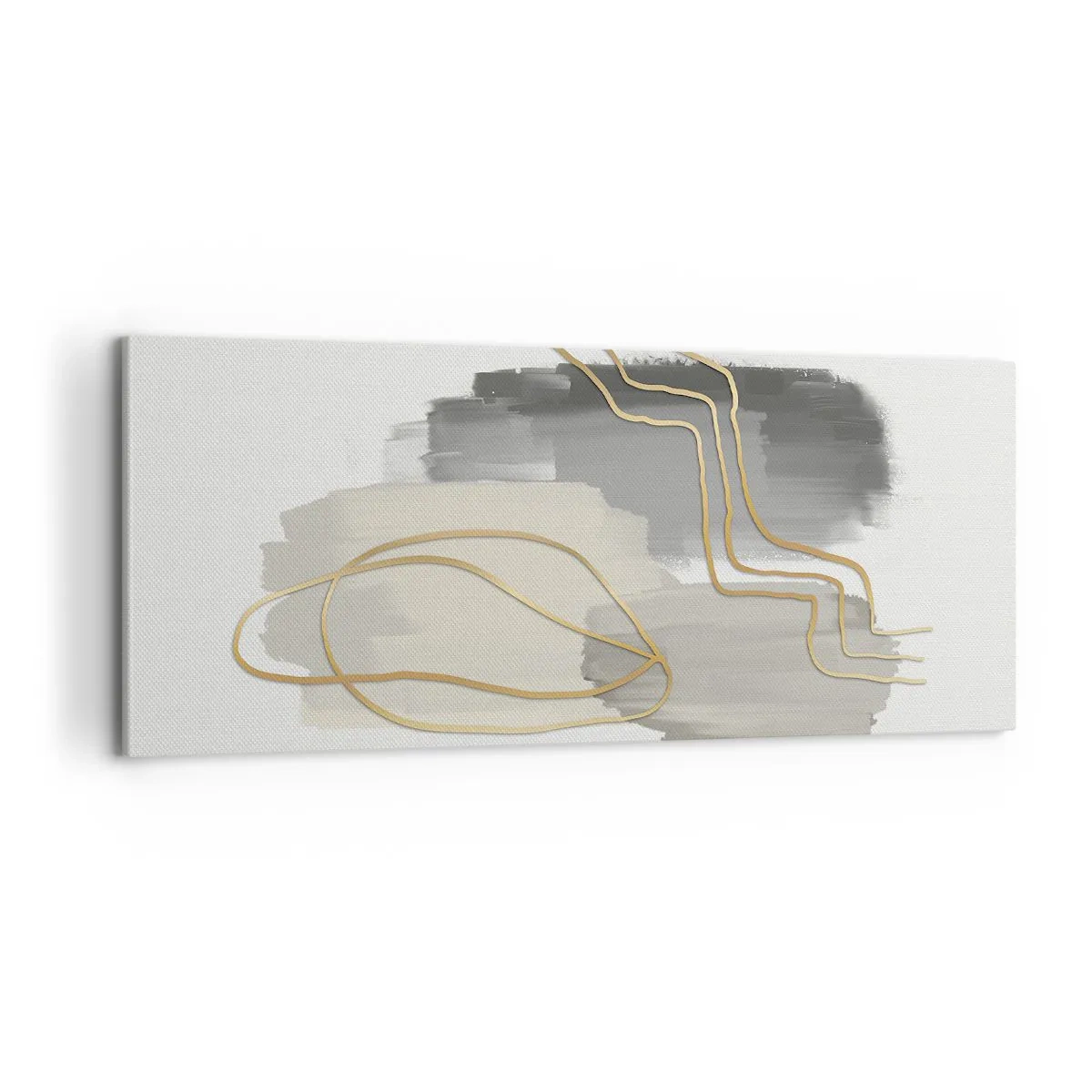 Schilderen op canvas - Duur en beweging - 100x40 cm