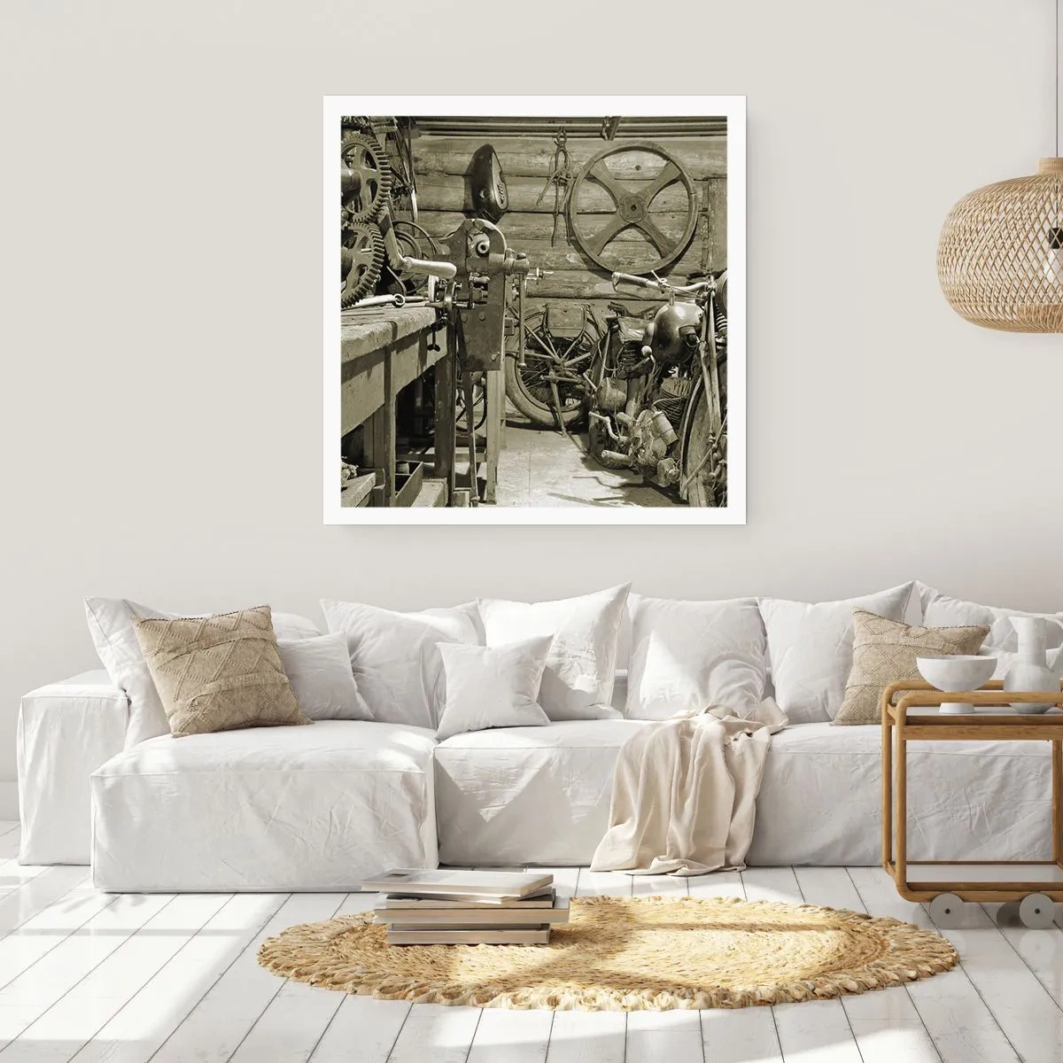 Poster - In de schuur van oom Władek - 30x30 cm