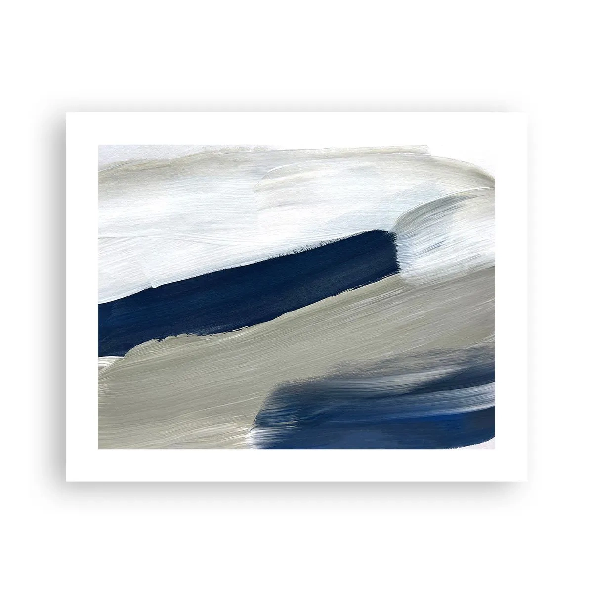 Poster - Ontmoeting met witheid - 50x40 cm