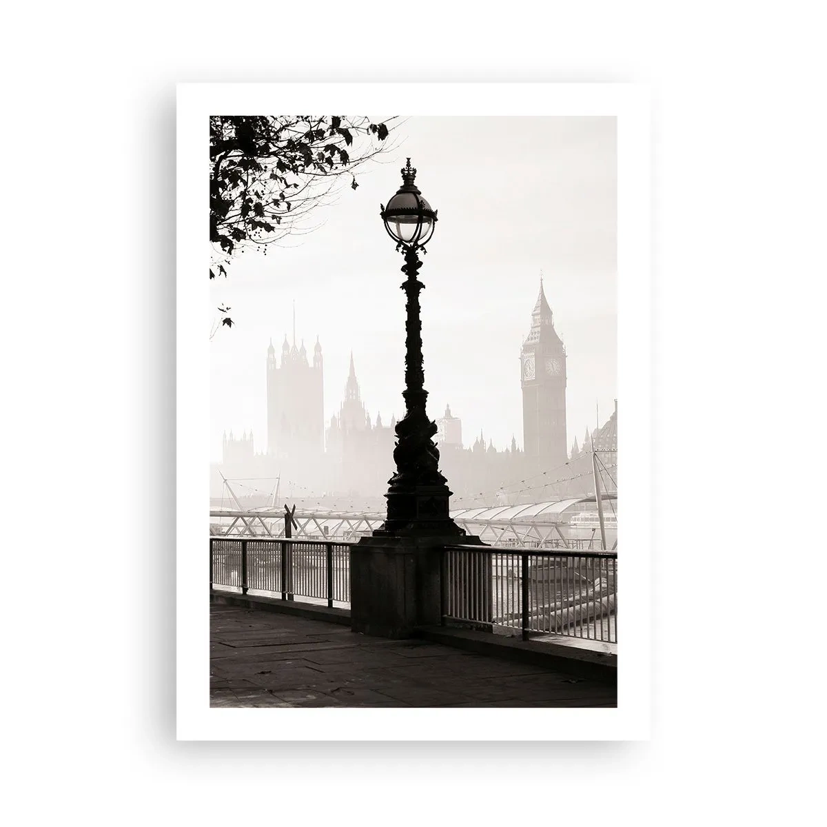 Poster - Ochtend in Londen - 50x70 cm
