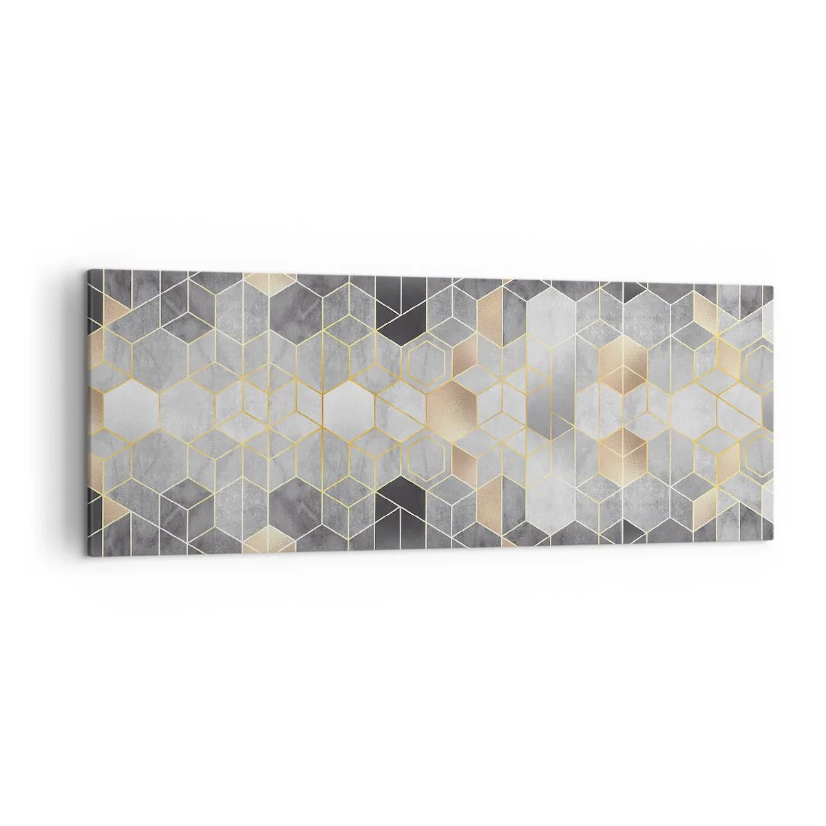 Schilderen op canvas - Diamant samenstelling - 140x50 cm