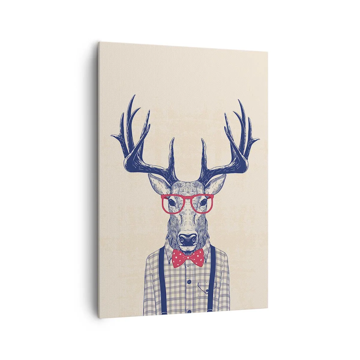 Schilderen op canvas - Een grappig extravaganza - 70x100 cm