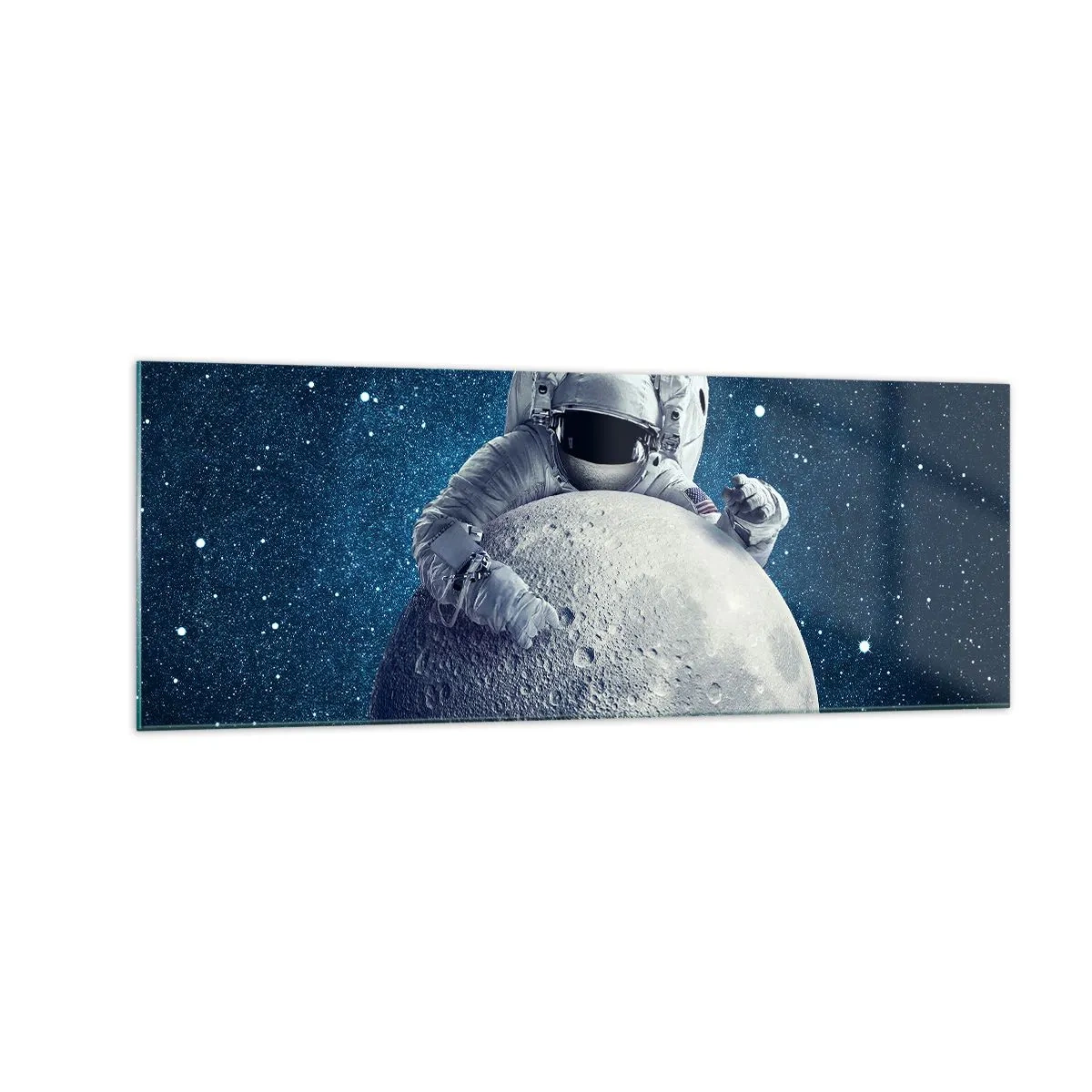 Schilderen op glas - Ruimte grappenmaker - 140x50 cm