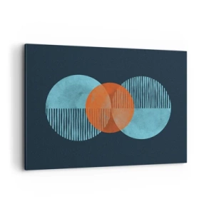 Schilderen op canvas - Symmetrische compositie - 100x70 cm