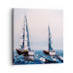 Schilderen op canvas - Broederschap van de wind - 30x30 cm
