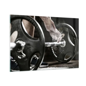 Schilderen op glas - Uitdaging aanvaard! - 100x70 cm