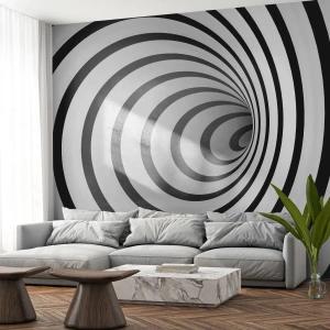 Zelfklevend Fotobehang Deluxe Sticker - Kun jij er ook niet tegen? - Abstractie, 3D, Draaikolk - 250x175 cm