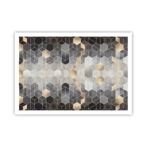 Poster - Diamant samenstelling - 100x70 cm