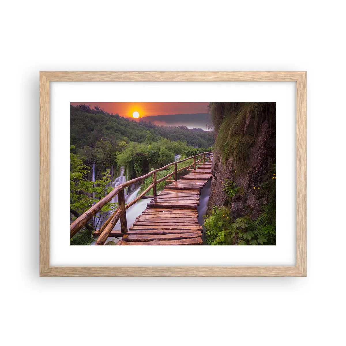 Een poster in een licht eiken lijst - Ongelooflijke schoonheid - 40x30 cm