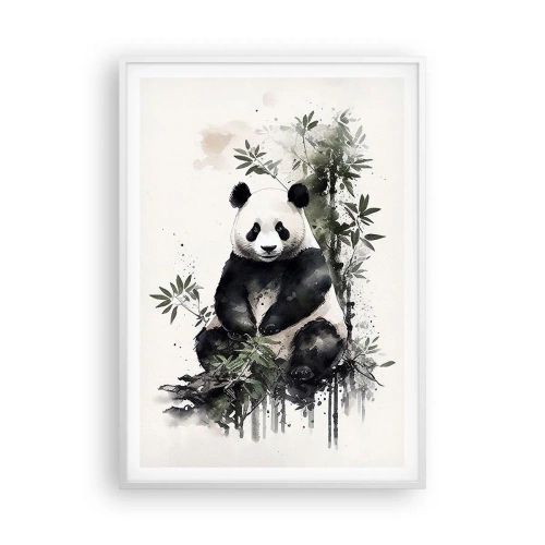 Poster in een witte lijst - Groeten uit China - 70x100 cm