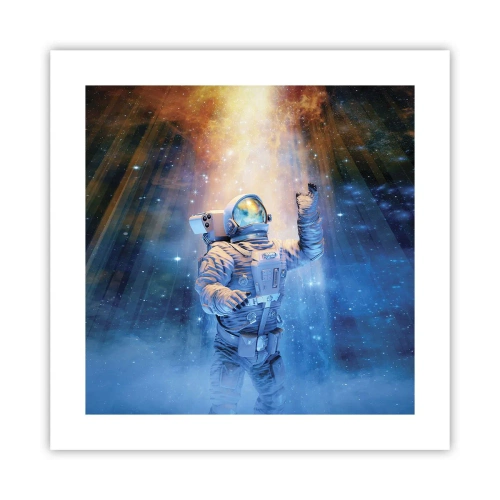 Poster - Eindelijk aan het einde - 40x40 cm