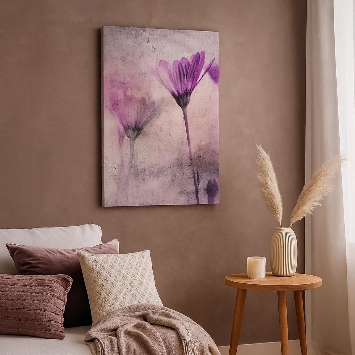Schilderen op canvas - Een droom van bloemen - 50x70 cm