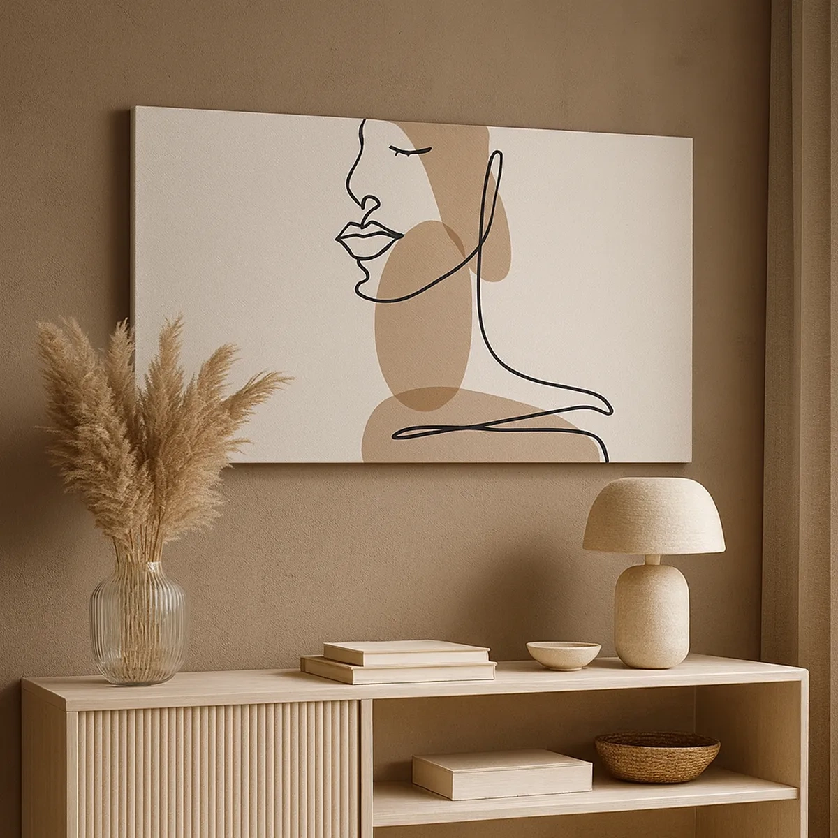 Schilderen op canvas - Luisteren naar zichzelf - 30x30 cm