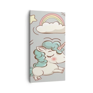 Schilderen op canvas - Ze bestaan ​​zeker... - 55x100 cm