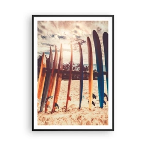 Poster in een zwarte lijst - Weltrusten, zie je morgen - 70x100 cm