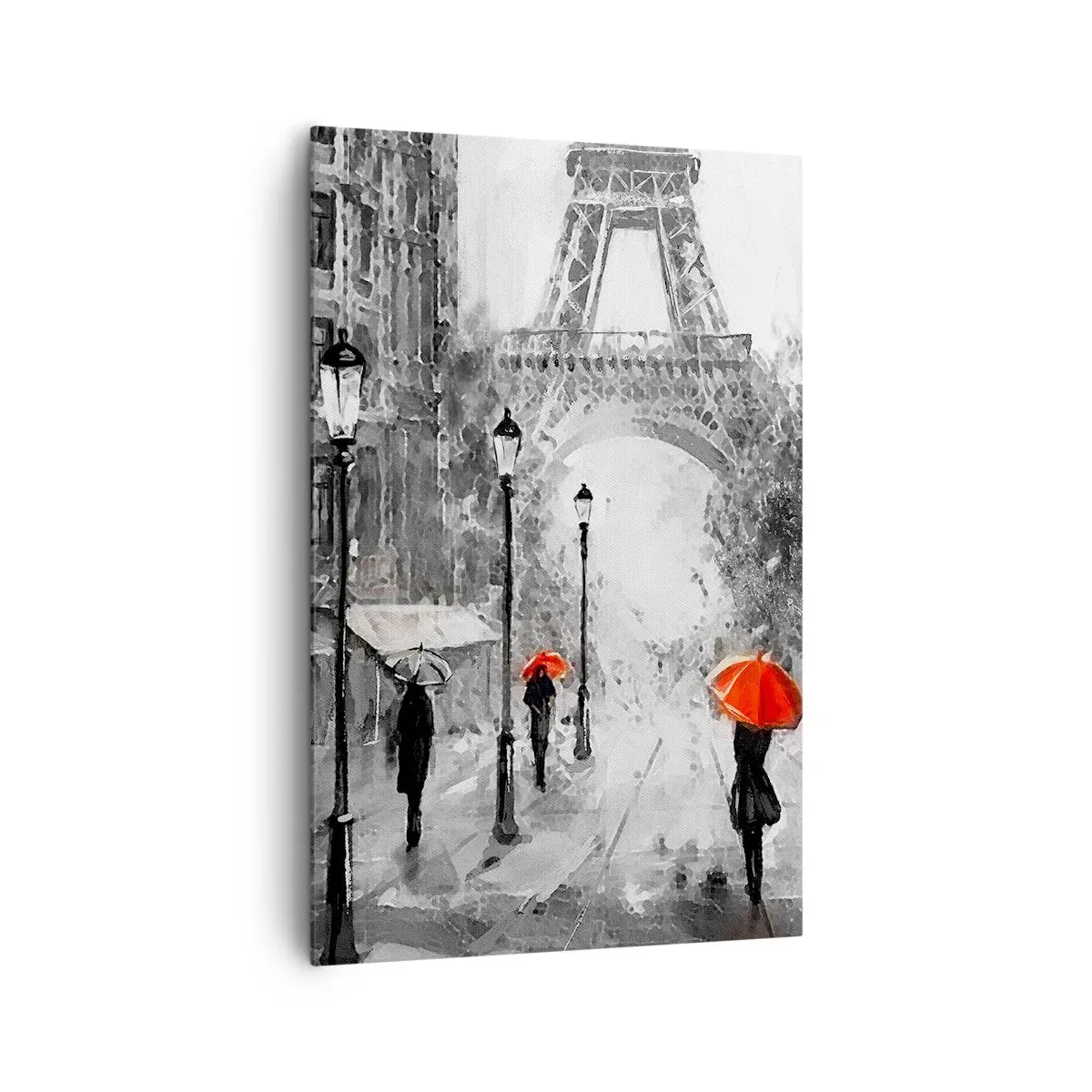 Schilderen op canvas - Alle wegen leiden naar haar - 80x120 cm