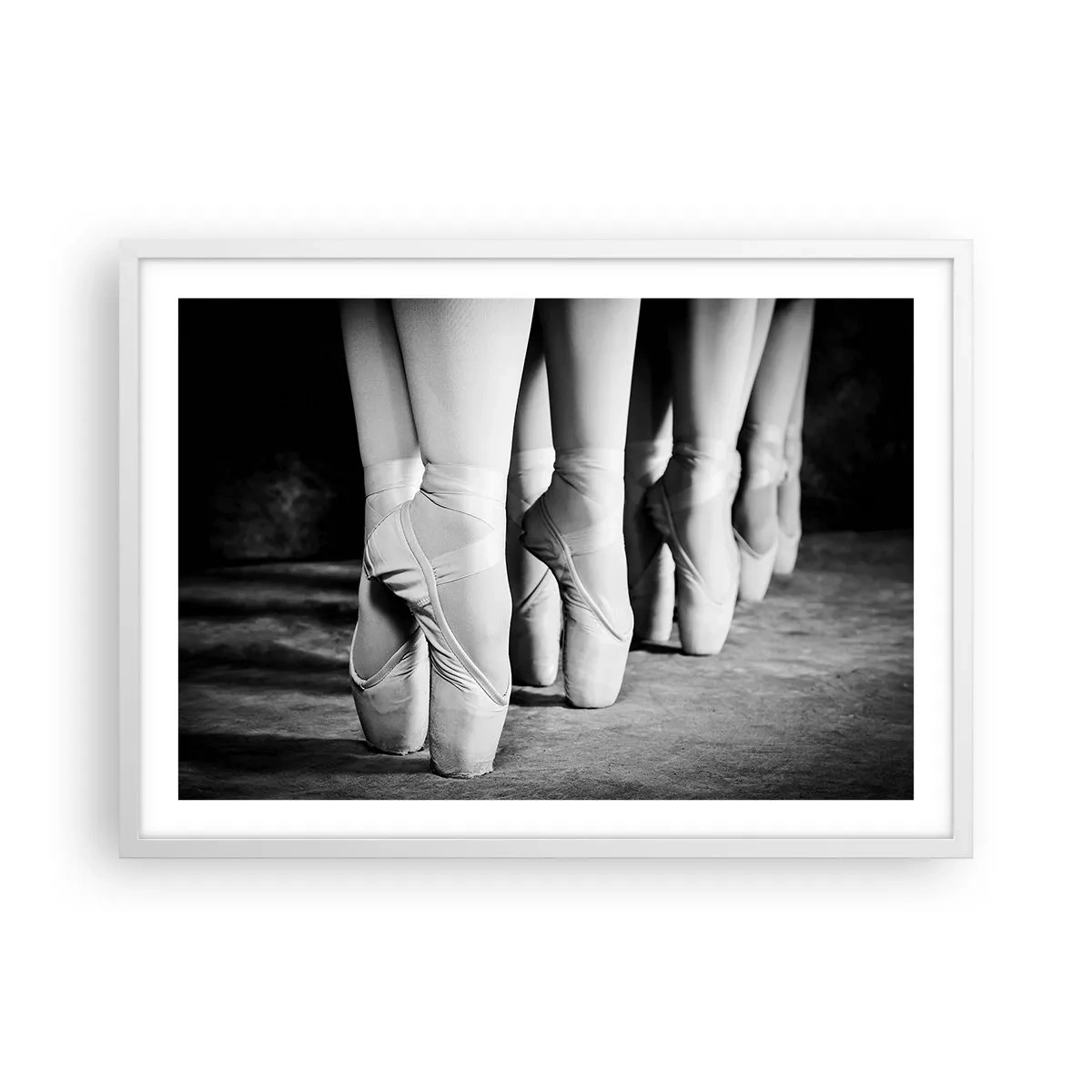Poster in een witte lijst - Samen, lichtjes - 70x50 cm