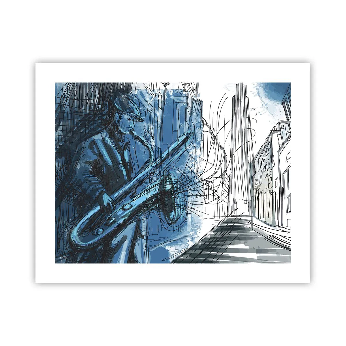 Poster - Stedelijke Rapsodie - 50x40 cm