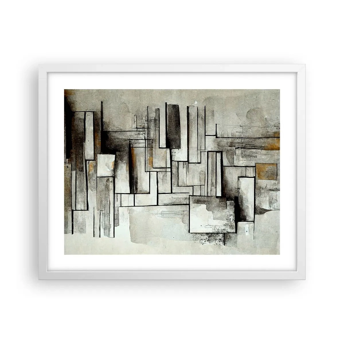 Poster in een witte lijst - De kracht van eenvoud - 50x40 cm