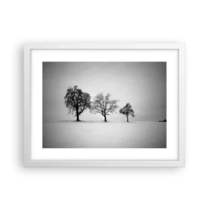 Poster in een witte lijst - Waar dromen ze over? - 40x30 cm