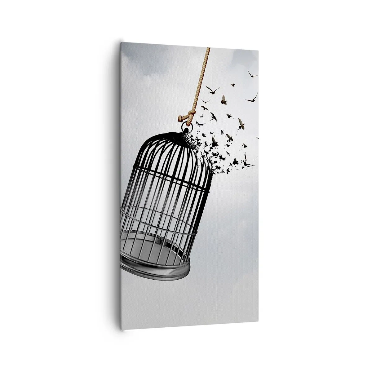 Schilderen op canvas - Geloof ... Hoop ... Vrijheid! - 65x120 cm