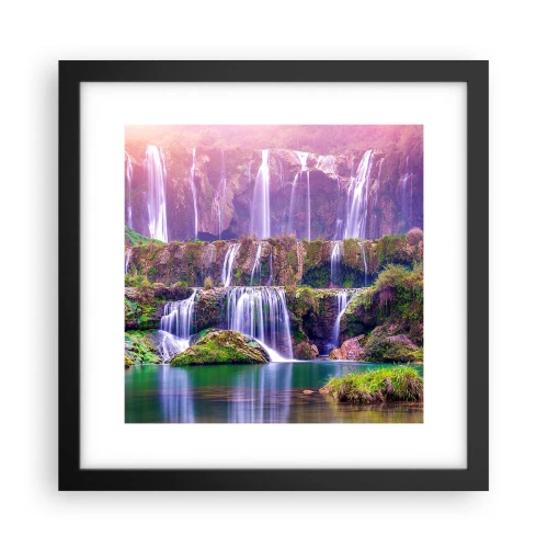 Poster in een zwarte lijst - Trap naar de hemel - 30x30 cm