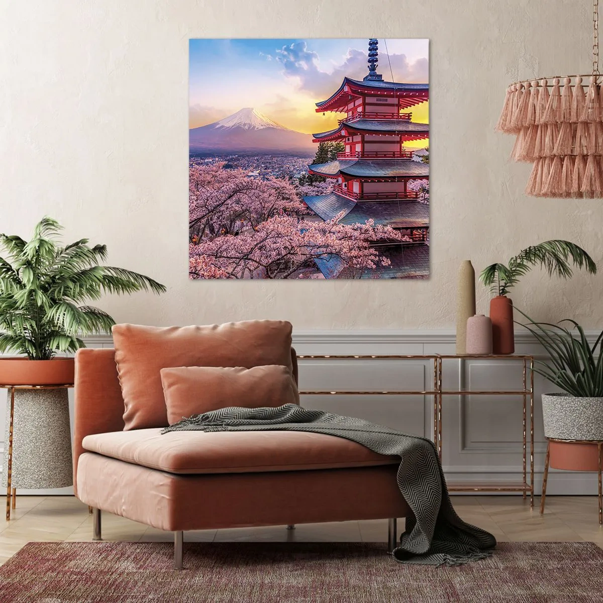 Schilderen op canvas - De essentie van de Japanse geest - 60x60 cm