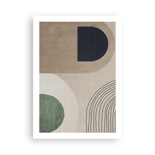 Poster - De zachtheid van het ovaal - 50x70 cm