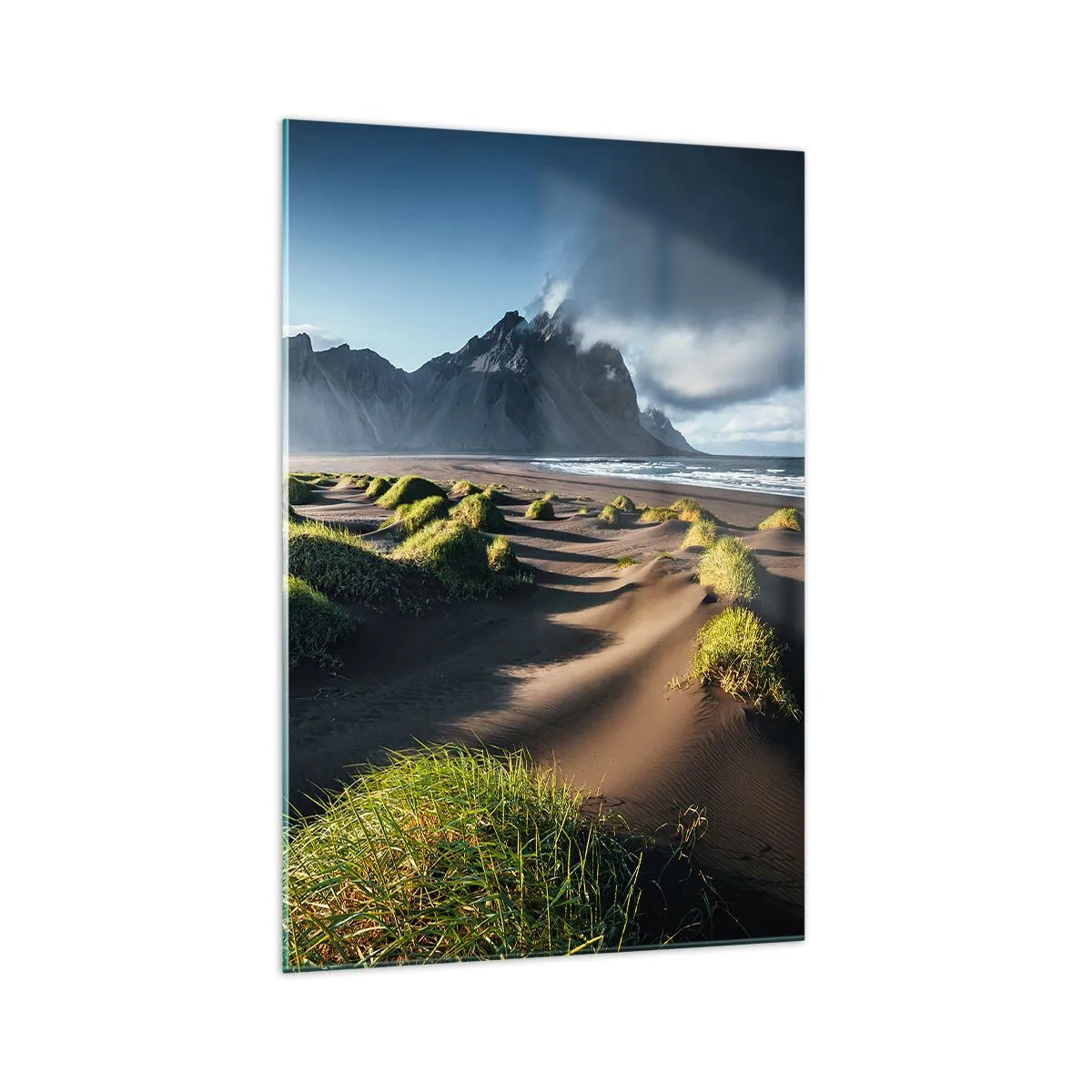 Schilderen op glas - Harmonie van de elementen - 70x100 cm